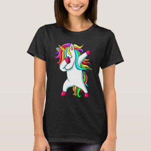 Camiseta Dabbing Unicorn Dab Magic Dancing_2