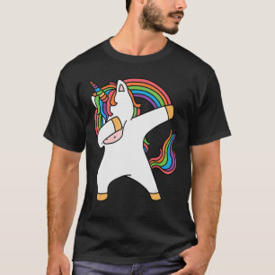 Camiseta Dabbing Unicorn Dab Unicorn Dabbing Rainbow Fantas