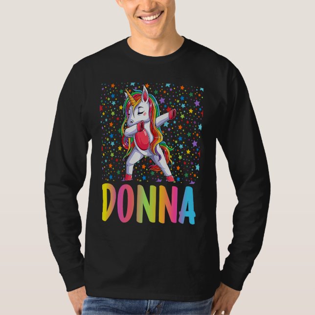 Camiseta Dabbing Unicorn Donna (Anverso)