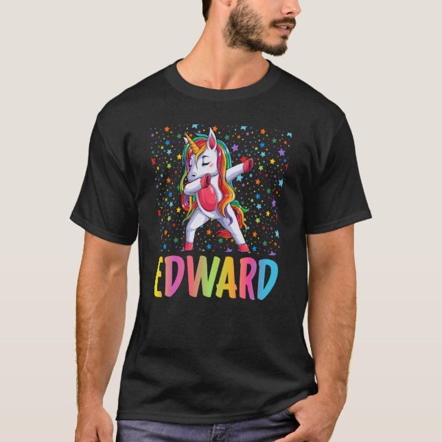 Camiseta Dabbing Unicorn Edward (Anverso)