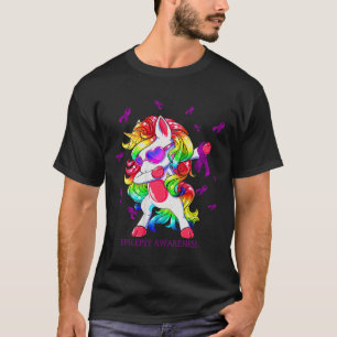 Camiseta Dabbing Unicorn Epilepsy Awareness Ribbon Regalos