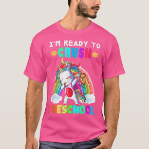 Camiseta Dabbing Unicorn Estoy listo para aplastar el prees