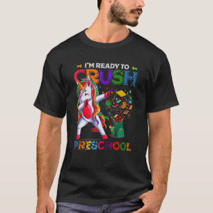 Camiseta Dabbing Unicorn Estoy listo para aplastar el prees