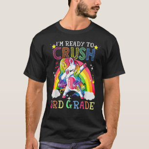 Camiseta Dabbing Unicorn Estoy listo para aplastar el terce