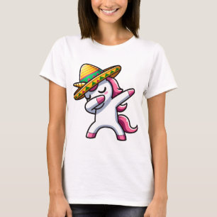 Camiseta Dabbing Unicorn Funny Cinco De Mayo
