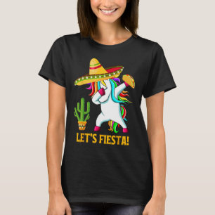 Camiseta Dabbing Unicorn Funny Cinco De Mayo niños Chicas d