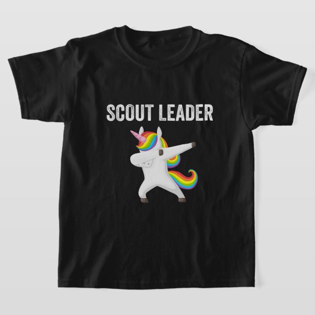Camiseta Dabbing Unicorn Funny Scouting Gift (Distribución)