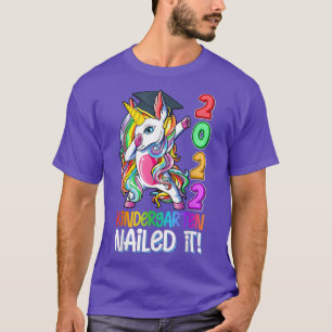 Camiseta Dabbing Unicorn Graduación de jardines de infancia