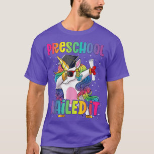 Camiseta Dabbing Unicorn Graduación Preescolar 2022 Na