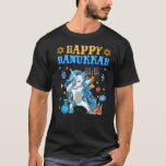 Camiseta Dabbing Unicorn Hanukkah Jewnicorn Chanukah Judío<br><div class="desc">Chicas judíos de Dabbing Unicorn Hanukkah Jewnicorn Chanukah</div>