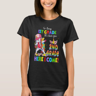 Camiseta Dabbing Unicorn Hasta el primer grado de segundo g