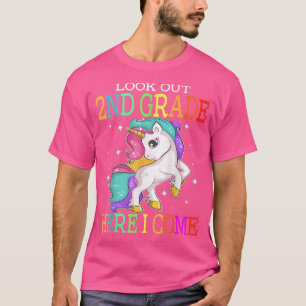 Camiseta Dabbing Unicorn I'm Ready To Crush 2nd Grade 