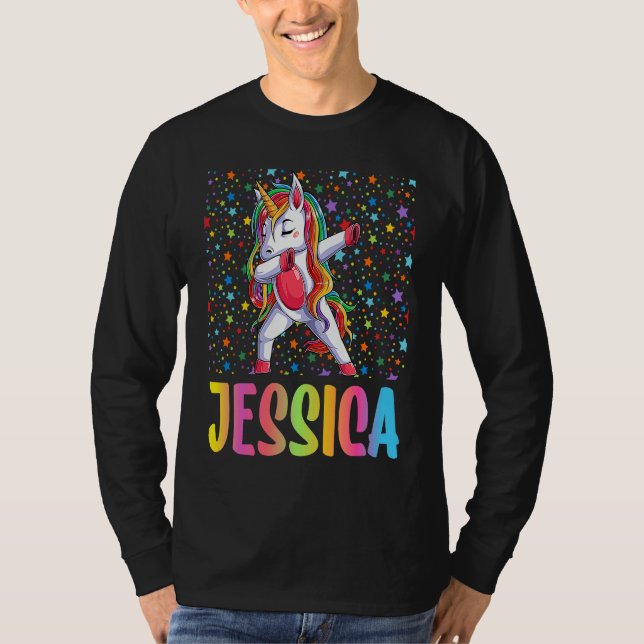 Camiseta Dabbing Unicorn Jessica (Anverso)