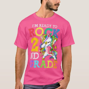 Camiseta Dabbing Unicorn lista para rodar diversión escolar