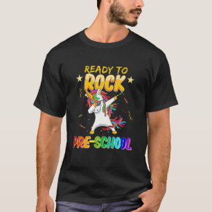 Camiseta Dabbing Unicorn Listo Para Rodar La Preescolar De