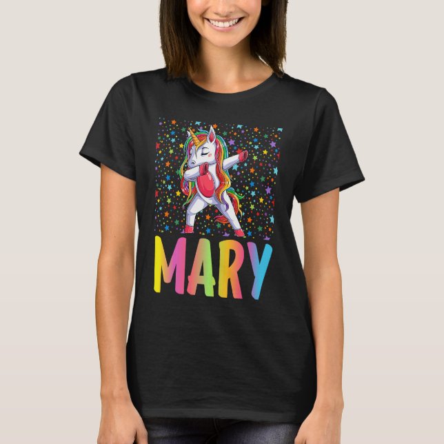 Camiseta Dabbing Unicorn Mary (Anverso)