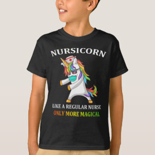 Camiseta Dabbing Unicorn Nursicorn Gracioso regalo de enfer