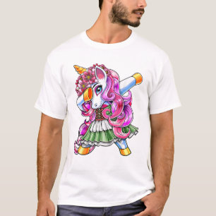 Camiseta Dabbing Unicorn Oktoberfest Dirndl Traje Bávaro