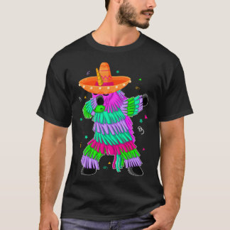 Camiseta Dabbing Unicorn Pinata Mexican Fiesta Cinco De May