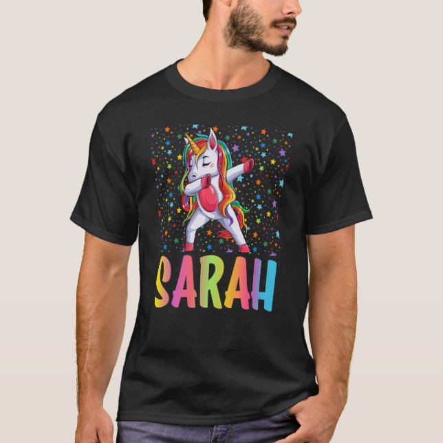 Camiseta Dabbing Unicorn Sarah (Anverso)