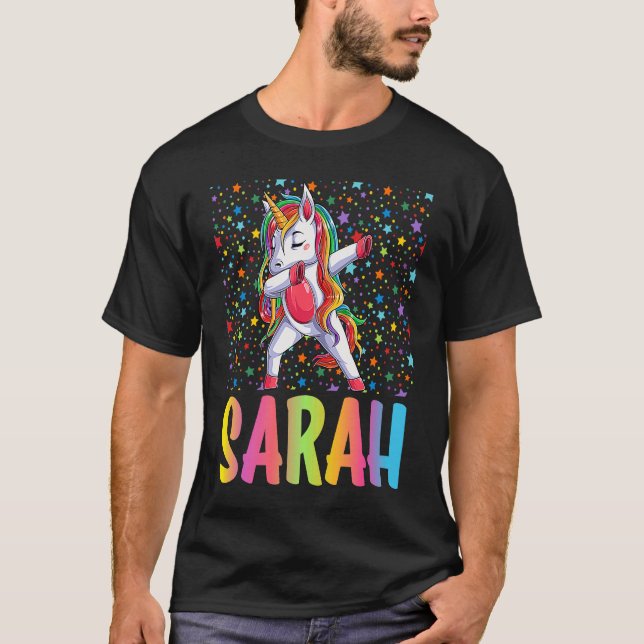 Camiseta Dabbing Unicorn Sarah (Anverso)