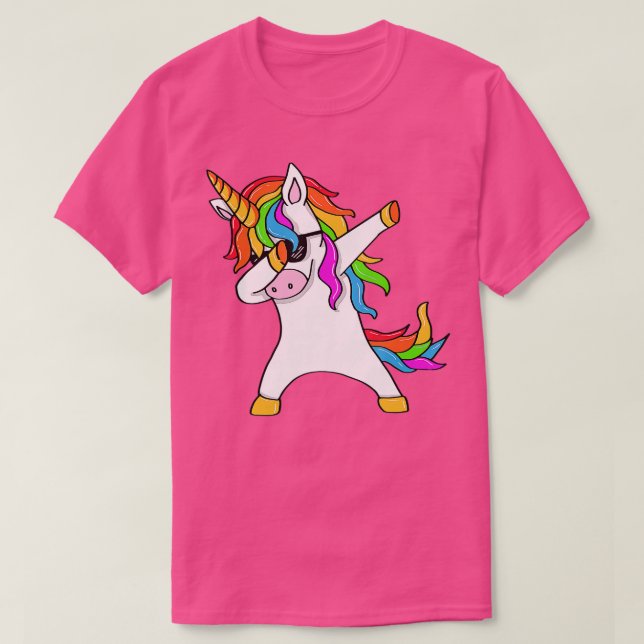 Camiseta Dabbing Unicorn Unicorn Dab Unicorn (Diseño del anverso)