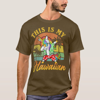 Camiseta Dabbing Unicorn Vacaciones de Verano en Playa Este