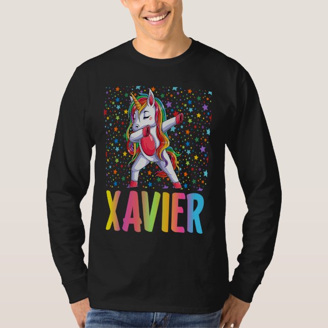 Camiseta Dabbing Unicorn Xavier (Anverso)