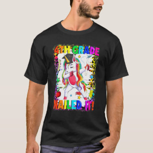 Camiseta Dabbing Unicornio 4º Grado Lo Encerró De Vuelta A 