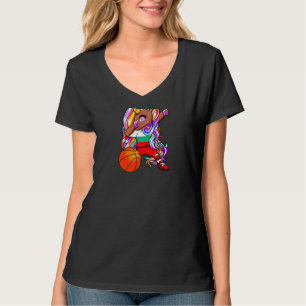 Camiseta Dabbing Unicornio De Piel Morena Bulgaria Balonces