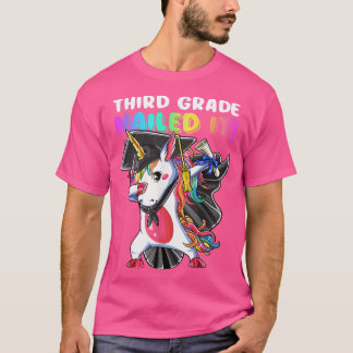 Camiseta Dabbing Unicornio de tercer grado Cap Gown Gi