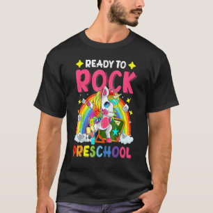Camiseta Dabbing Unicornio Preparado Para Rodar El Preescol
