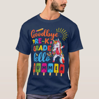 Camiseta Dabbing Unicornio Profesora de Prek Niños Hola Su