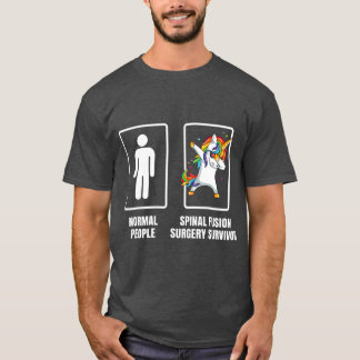 Camiseta Dabbing Unicornio Sobreviviente de cirugía de fusi