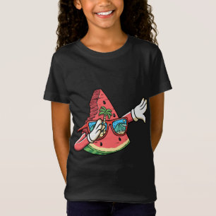 Camiseta Dabbing Watermelon Kawaii Dab Summer Fruit Melon L