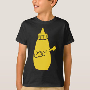 Camiseta Dabbing Yellow Mustard Squeeze Botella Funny Danci