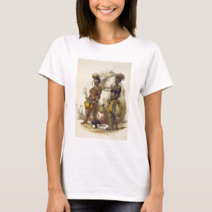 Camiseta Dabiyaki y Upapazi, niños zulúes bailando con ropa
