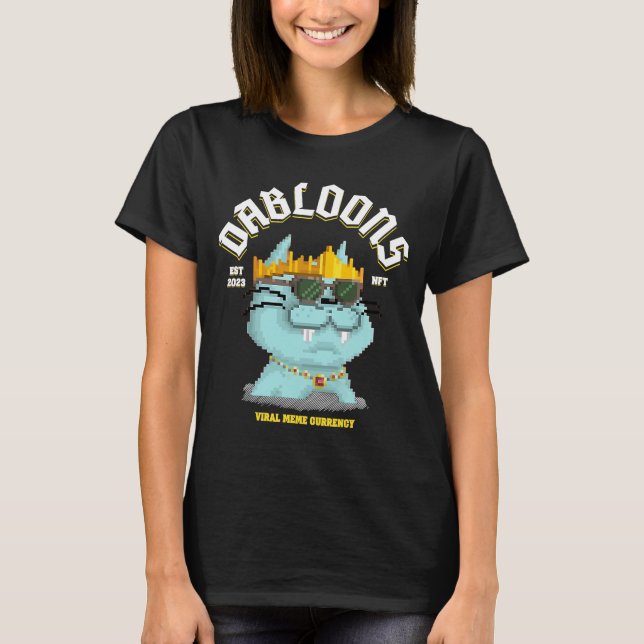 Camiseta Dabloons Moneda del Meme Viral de NFT (Anverso)