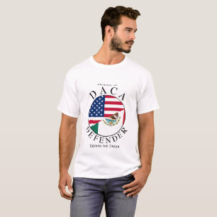 Camiseta DACA DEFENDER en blanco
