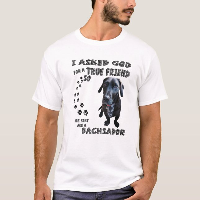 Camiseta Dachsador cita a mamá, padre de Weinerdor, laborat (Anverso)