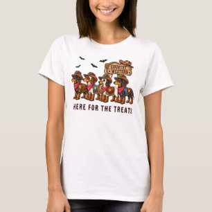 Camiseta Dachschunds Doxie Halloween Country Western