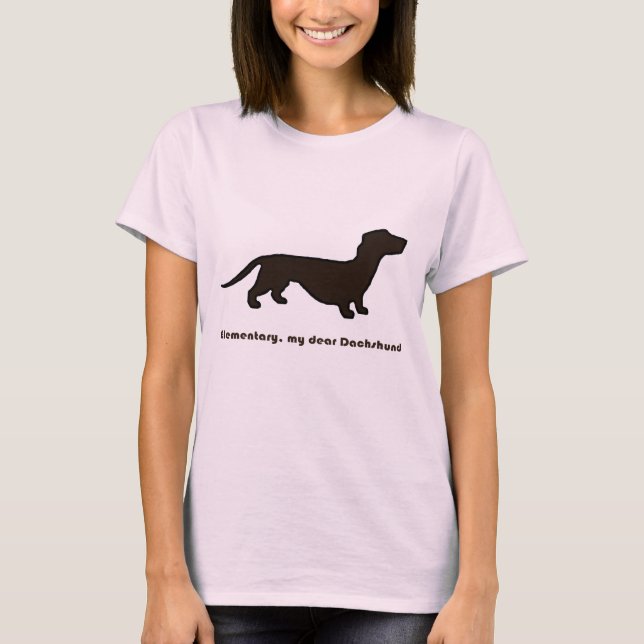 Camiseta Dachshund (Anverso)