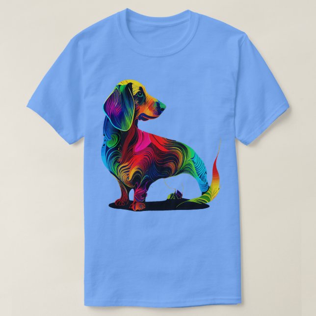 Camiseta Dachshund (Diseño del anverso)