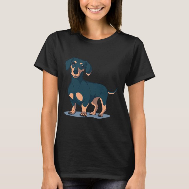Camiseta Dachshund (Anverso)