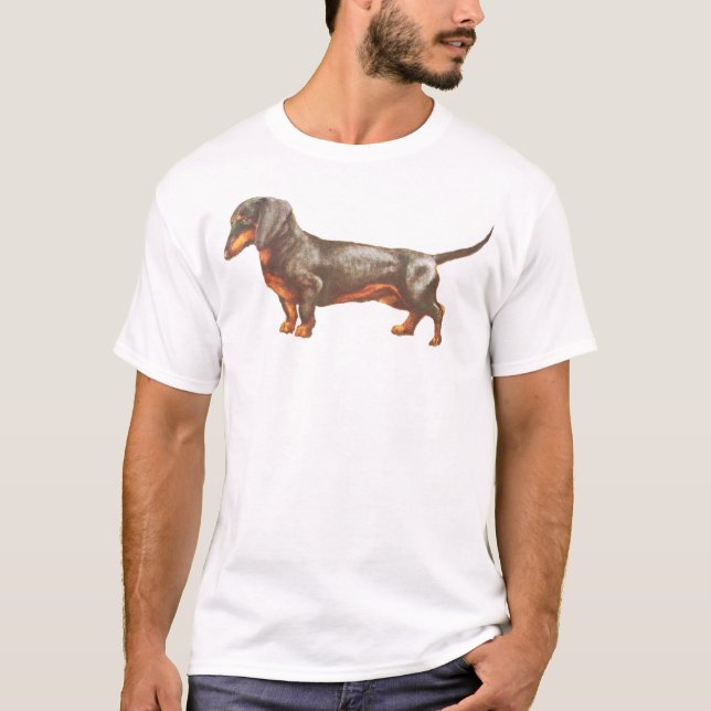 Camiseta dachshund (Anverso)