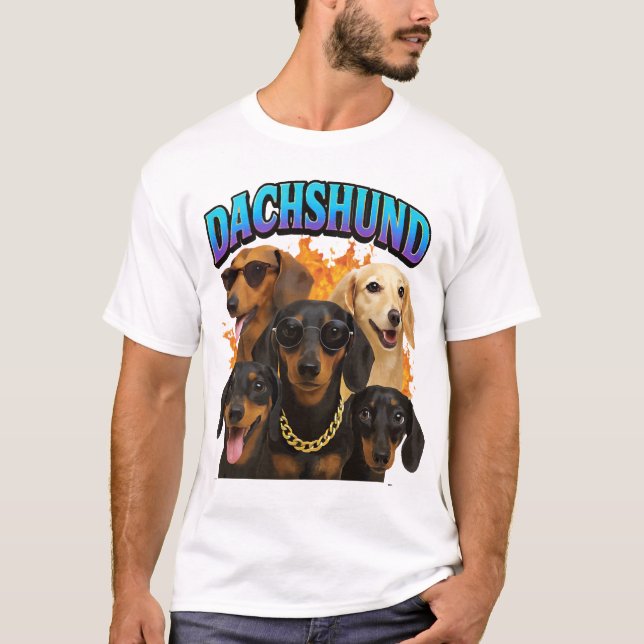 Camiseta Dachshund (Anverso)