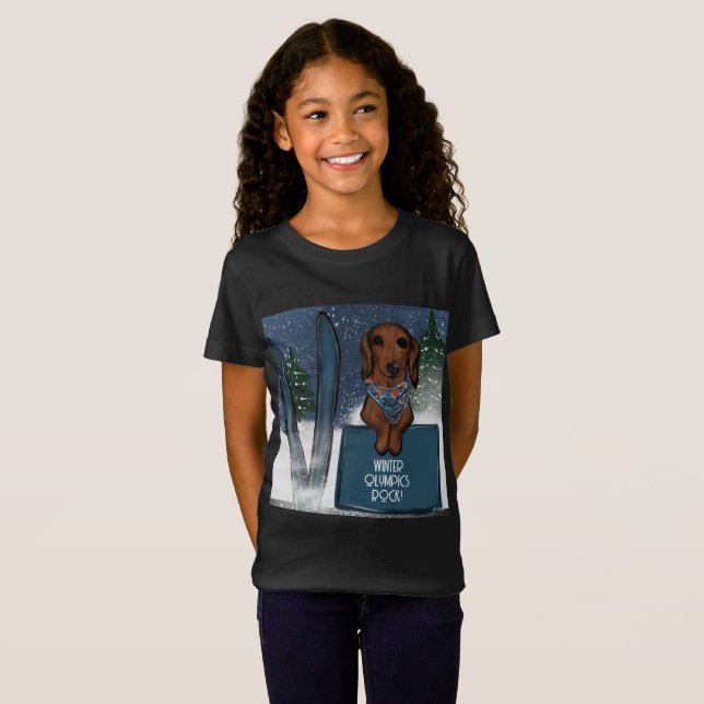 CAMISETA DACHSHUND  (Anverso completo)