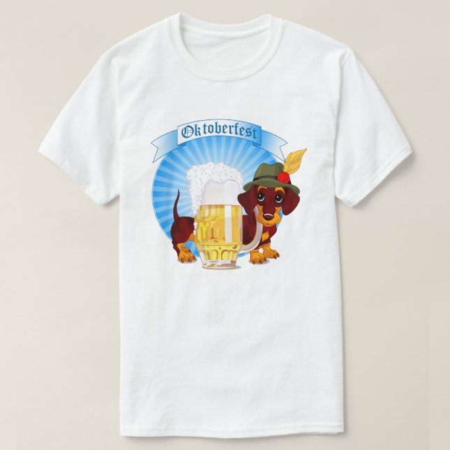 Camiseta Dachshund (Diseño del anverso)