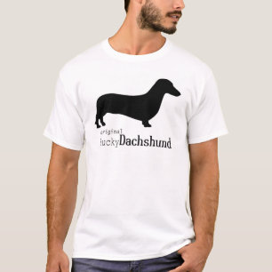 Camiseta Dachshund afortunado original