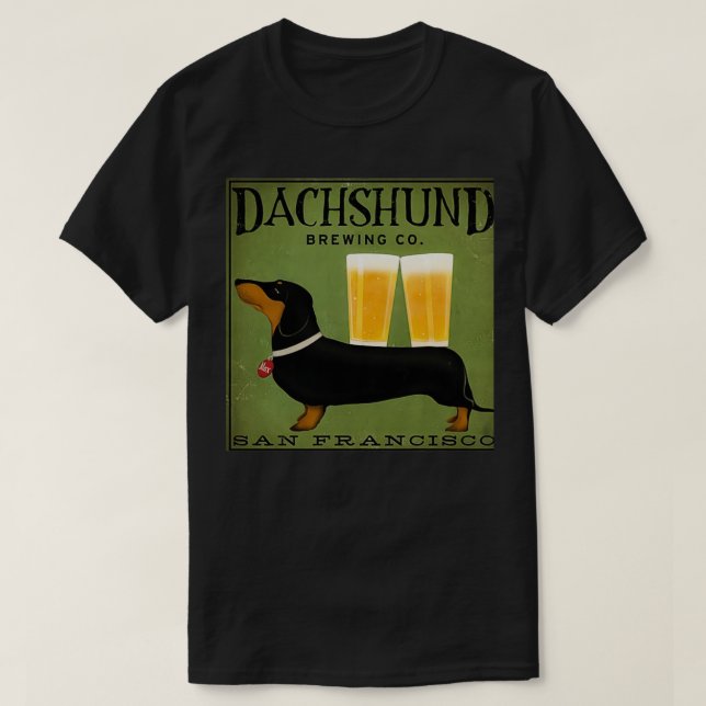 Camiseta Dachshund Brewing Co Classique (Diseño del anverso)